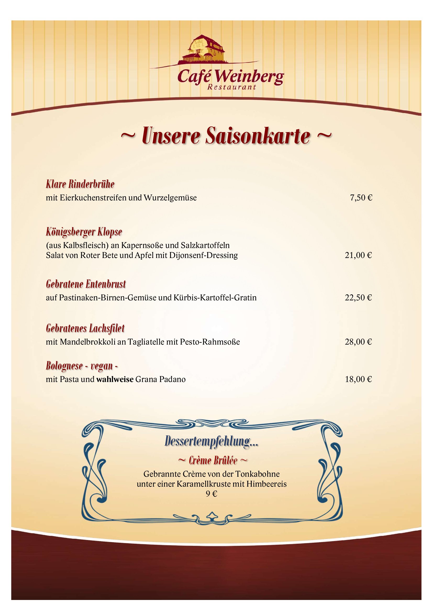 Saisonkarte Februar 2026